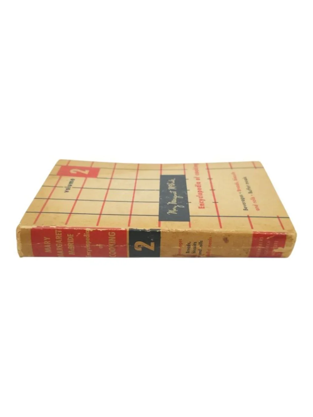 Mary Margaret McBride Encyclopedia of Cooking Volume 2 Vintage 1958 Cookbook HC
